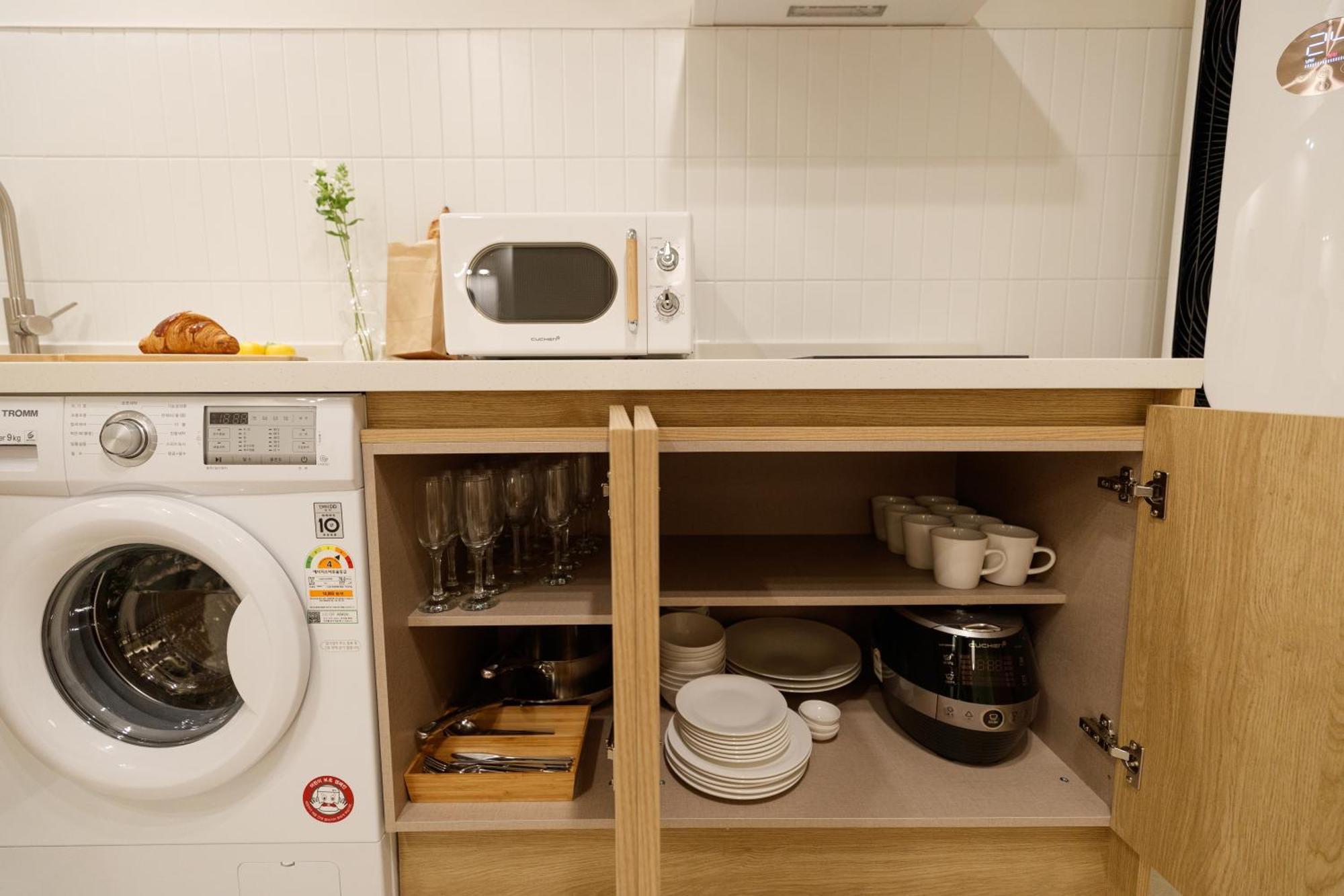 White Linen House Apartment Seoul Phòng bức ảnh